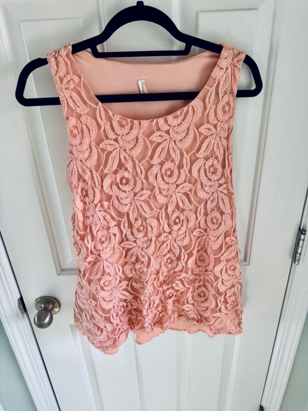 Pinkblush | Lace Maternity Tank Top